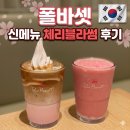 블라썸152 | 폴바셋 신메뉴 체리블라썸 아이스크림 카페라떼 요거트프라페 후기