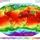 지구 평균기온 역대 최고치 경신 이미지