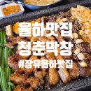 청춘한우 - 목포시 | 장유 율하2지구 맛집 청춘막창, 구워져 나와 편한 한우모듬곱창 솔직후기