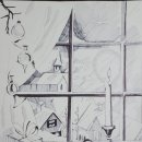 펜화 일러스트 이미지