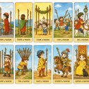 초등학생 어린이 타로, 웨이트 타로 마이너 아르카나 완드 8(Eight of Wands) 이미지