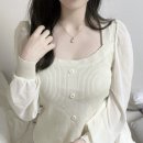 라라루 | [20대 여성 쇼핑몰 추천]“라라루엠”니트 쉬폰 블라우스 하객 데일리룩 후기