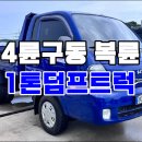 1톤덤프 2024년 7천km주행 4륜구동 1톤복륜덤프 가격 정보 이미지