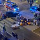 프랑스 PSG 챔스 승리를 기념(?)하는 훌리건들의 난동 (그르노블 차량돌진사고) 이미지