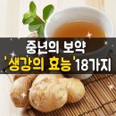 중년의 보약 생강의 효능 18가지 이미지