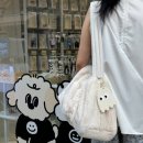 어반퍼피 | 강아지 이동 가방 '어반퍼피 아이보리백' 세련된 강아지 가방후기