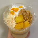 메가커피 대유행메뉴::팥빙젤라또파르페 망고파르페