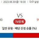 6월30일 국내야구 자료정보 이미지