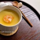 푸딩 계란찜 만들기 중탕 일본식 차완무시 부드러운 계란찜 만드는법 이미지