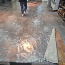 2722 | 김해 삼계 주심당 데코타일 시공 후기, 낡은 상가 바닥재 교체 데코타일 시공 전문 KDF 2722