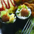 꽁지김밥 이미지