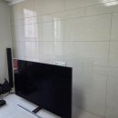 중흥s클래스 프라디움 앞 횡단보도(명지동 3400) | 부산 벽걸이 TV 설치 명지중흥S클래스프라디움 삼성 65인치 무타공 시공 후기