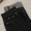 <b>엠아이민</b> 블랙 롤업 데님