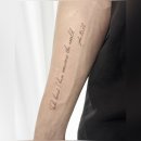 홍대타투 잘하는곳 의미있는 문구 후기