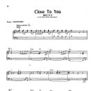 Carpenters / Close to you 악보 이미지