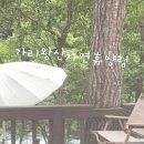 강원도 정선 가리왕산자연휴양림 캠핑 203번 야영데크 이용후기
