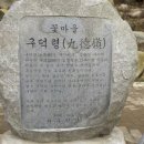 구덕령 표지석 | 승학산