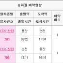 추석 KTX 기차표 (9/6 용산 → 순천) // (9/8 순천 → 용산) 판매합니다. 이미지