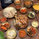 (주)아성다이소 안산고잔본점 | 안산 고잔동 족발 고잔신도시맛집 팔도만족 주차 한상차림