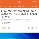 [속보] 푸틴 측근 메드베데프 "韓, 우크라에 무기 지원시 北에 러 무기 제공" 위협 이미지