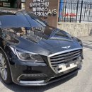 샤크모터스 | 부산 동래구 덴트 제네시스 G80 샤크 안테나 루프 찌그러짐 덴트 복원 후기