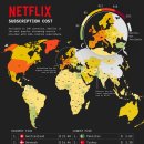 지도: 모든 국가의 Netflix 비용 이미지