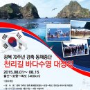 광복70주년 천리길 바다수영 대장정 프로젝트(선수모집) 이미지