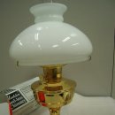 [완료]미사용 Aladdin Brass Plated Oil Lamp 1set, 유리갓포함 이미지