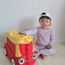 리틀타익스 2in1 가방 캐리어 24개월 아기 어린이날 선물 추천, 원앤원 아기여행용캐리어