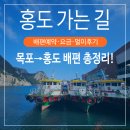 홍도 | 목포→홍도 배편 총정리!(유람선 예매 예약 요금 가격) 배멀미약 먹어도 멀미한 후기