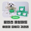 주식회사 돌보호 | 여름철 손쉬운 강아지 고양이 귀관리 로렌츠 풀잎패드