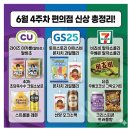 GS25 초당현대점 | 🏪 [CU/GS25/세븐일레븐] 6월 4주차 편의점 신상 정보 미리보기