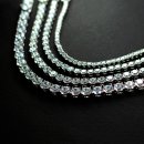 천연 다이아몬드, 랩 그로운 다이아몬드를 세팅하는 14k & 18k 테니스팔찌 이미지