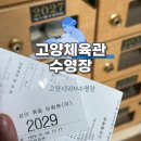 고양체육관 수영장 | 50m수영장 추천 고양체육관수영장 주말 자유수영 후기 주차 시간 꿀팁