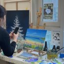 아크릴화 힐링 클래스 | 혼자 조용히 그림 그리고 싶은 날, 강남그림공방 아크릴화원데이클래스 후기