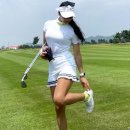 엄청난 스윙스피드가 돋보이는 KLPGA 프로 김솔비 미녀골퍼의 골프스윙~! 이미지