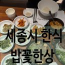 세종공원 | 세종 호수공원 맛집 밥꽃한상 후기