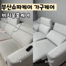 부산쇼파케어 건식 습식 비치움케어 후기