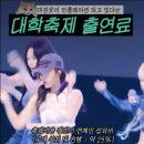 인기 아이돌·가수들 대학축제 출연료 이미지