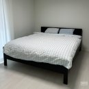 2075 | 블랙 1700*2075 매트리스 사이즈 침대프레임 주문제작