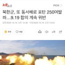 북한군, 또 동서해로 포탄 250여발 쏴…9.19 합의 계속 위반 이미지