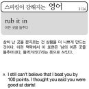 rub it in(아픈 곳을 들추다) 이미지
