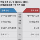 2025년 02월 15일 광주 금남로 탄핵 반대 집회 인파 이미지