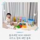 피카소어린이집 | 16개월 아기 발달 단계 블루래빗 아이큐베이비 원목 블록 놀이 후기
