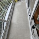 동원철물 | 부산 거제유림아시아드아파트 곡면창(라운드창) 시공 후 외부 미장(사춤) 및 바닥타일 시공 후기