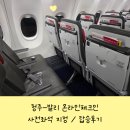 청주출발 발리 직항 온라인체크인과 사전좌석지정 탑승후기!