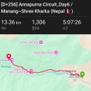 마낭 | 여행 D+256] 네팔 트레킹 안나푸르나 서킷 6일차. (마낭~ 시리카르카) _5시간 소요 (feat. 6일만에 샤워함)