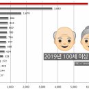 60세 이상 연령대별 인구수와 생존율 이미지