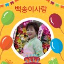 가수 백송이 (생일 축하 카드) 2024 신곡 - 백송이 사랑 이미지