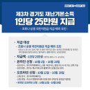 경기도 3차 재난지원금 신청 일정(대상자: 정부재난지원금 못받은 경기도민) 이미지